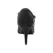 1613Mirage Black Satin & Black Oxford Nubuck with 3.5 inch Stiletto Heel (575) in the photo 