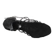 1613Mirage Black Satin & Black Oxford Nubuck with 3.5 inch Stiletto Heel (575) in the photo 