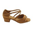 1637C Brown Satin with 1.5" Heel (2001) in the photo 