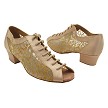 1643 135 Light Brown Satin & 47 Mesh with 1.5" Heel (2001) in the photo 