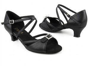 1720X Black Leather with 1.3" Cuban heel in the photo 