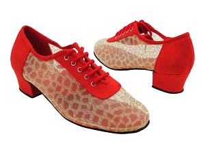 2002 228 Red Oxford Nubuck & 196 Mesh with 1.5" Heel (2001) in the photo  