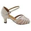 2719 323 White Gold Diamond Velvet_White Mesh with 2.5" Heel (2899) in the photo 