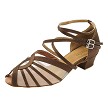 2719DX 316 Coffee Satin_Flesh Mesh with loop with 1.5" Heel (2001) in the photo 