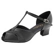 2720 Black Leather _273 Black Glitter Trim with 2" TC Heel (3149) in the photo 