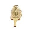 2721 Gold Sequin & Shiny Gold Trim with 3" Heel (6812) in the photo 