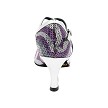 2721 Purple Silver Sequin & Shiny Silver Trim with 3" Heel (6812) in the photo 