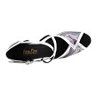 2721 Purple Silver Sequin & Shiny Silver Trim with 3" Heel (6812) in the photo 