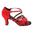 2784LEDSS 091 Dark Red Satin with 2.5" Spool Heel (PG) in the photo 