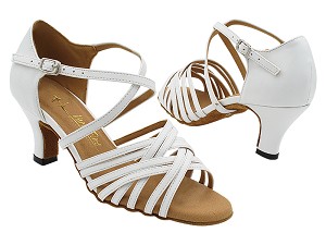 2784LEDSS White Leather with 2.5" Heel (2899) in the photo 