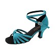6005 267 Teal Satin with 2.5" Heel (2899) in the photo 