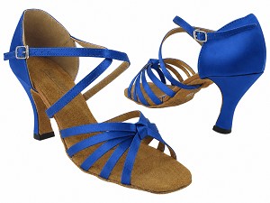 6005X 84 Gem Blue Satin with 3" Heel (6812) in the photo 