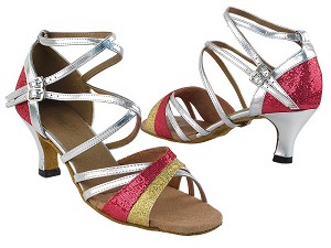 6030 173 Light Gold Scale_286 fuchsia Scale with 2.5" heel in the photo 