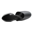 7307 Black Leather with 1 inch Flat Heel (8881) in the photo 