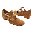 8882 Brown Nubuck with 1" women heel in the photo 