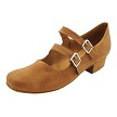 8882 Brown Nubuck with 1" women heel in the photo 