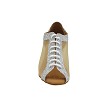 C1643 129 Silver Sparklenet & Flesh Mesh with 1.6" Medium Heel (NJ) in the photo 