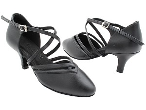 C8881X 216 Black Leather with 2.5" Heel (2040) in the photo 
