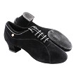 CD1116 Black Velvet with 1.5" Medium Heel (NTD) in the photo 