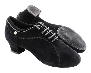 CD1116 Black Velvet with 1.5" Medium Heel (NTD) in the photo 