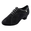 CD1116 Black Velvet with 1.5" Medium Heel (NTD) in the photo 