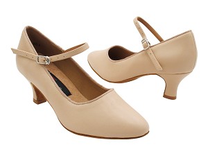 CD5024M Light Beige Leather with 2" Slim heel in the photo 