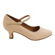 CD5024M Light Beige Leather with 2" Slim heel in the photo 