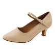 CD5024M Light Beige Leather with 2" Slim heel in the photo 