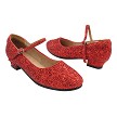 CD9001DTW Red Sparkle with 1 inch Cupcake Heel (3F781) in the photo 