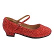 CD9001DTW Red Sparkle with 1 inch Cupcake Heel (3F781) in the photo 