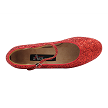 CD9001DTW Red Sparkle with 1 inch Cupcake Heel (3F781) in the photo 