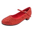 CD9001DTW Red Sparkle with 1 inch Cupcake Heel (3F781) in the photo 