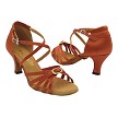 1666 Dark Tan Satin with 2.5" Heel (2899) in the photo 