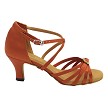 1666 Dark Tan Satin with 2.5" Heel (2899) in the photo 