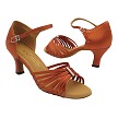 1712 Dark Tan Satin with 2.5" Heel (2899) in the photo 