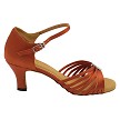 1712 Dark Tan Satin with 2.5" Heel (2899) in the photo 