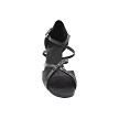 1740 Black Satin & Black Patent Trim with 2.5" Heel (2899) in the photo 
