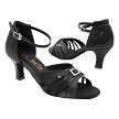 1742 Black Satin with 2.5" Heel (2899) in the photo 
