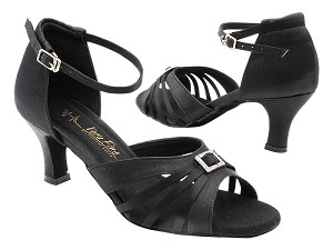 1742 Black Satin with 2.5" Heel (2899) in the photo 