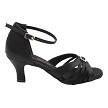 1742 Black Satin with 2.5" Heel (2899) in the photo 
