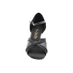 1748 Black Satin & Black Leather  with 2.5" Heel (2899) in the photo 
