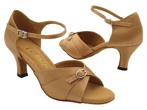 1758 Brown Satin with 2.5" Heel (2899) in the photo 
