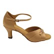1758 Brown Satin with 2.5" Heel (2899) in the photo 