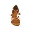 1782 Dark Tan Satin & Flesh Mesh with 2.5" Heel (2899) in the photo 