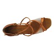 1782 Dark Tan Satin & Flesh Mesh with 2.5" Heel (2899) in the photo 