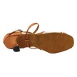 1782 Dark Tan Satin & Flesh Mesh with 2.5" Heel (2899) in the photo 