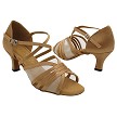 1783 Brown Satin & Flesh Mesh with 2.5" Heel (2899) in the photo 