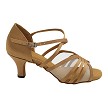 1783 Brown Satin & Flesh Mesh with 2.5" Heel (2899) in the photo 