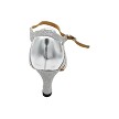 2770LEDSS Silver Glitter Satin & Silver Leather with 2.5" Heel (2899) in the photo 