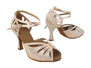 S1003CC Flesh Satin with 3" Heel (YQG) in the photo 